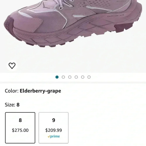 Hoka One One Anacapa Mid Gore-Tex GTX Women's SZ9.5 & 10- NWOT Elderberry-Grape - Picture 12 of 13